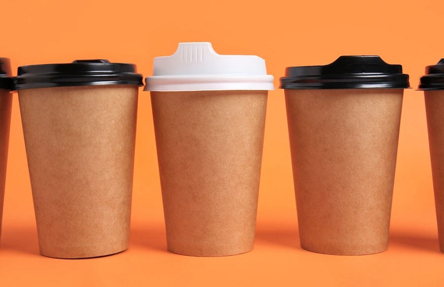 Disposable Coffee Cups with Lids and Sleeves