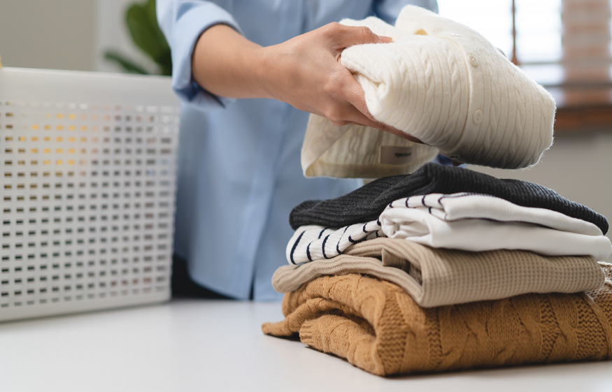 wash and fold laundry